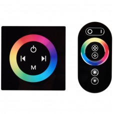 Dimmer Τοίχου με Controller Touch για Ταινία LED RGB 12A 12-24V DC 30-3390